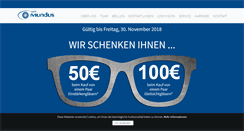 Desktop Screenshot of optik-mundus.de